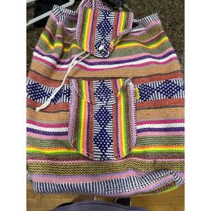 pinzon boho striped‎ hippie  backpack